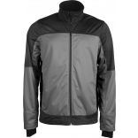 Veste softshell homme bicolore K415 - Titanium / Black