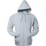Sweat-shirt à capuche zippé K444 - Oxford Grey