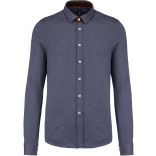 Chemise manches longues Jacquard K507 - Jacquard blue