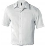 Chemise manches courtes ajustée sans repassage K523 - White