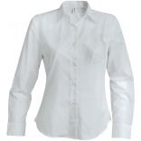Chemise manches longues femme sans repassage K538 - White