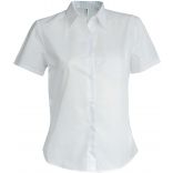 Chemise manches courtes femme sans repassage K540 - White