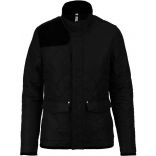 Veste femme matelassée K6127 - Black / Black