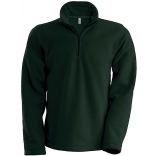 Micropolaire col zippé Enzo K912 - Forest Green