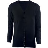 Cardigan femme boutonné K972 - Black-S