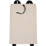 Sac à dos en coton canvas KI0140- Natural / Black