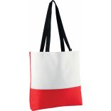 Sac cabas porte documents KI0238 - Red / White