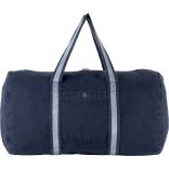 Sac fourre tout coton canvas KI0639 - Washed Blue Titanium