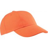 Casquette 6 panneaux KP119 - Orange