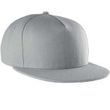 Casquette Snapback 5 panneaux KP129 - Light Grey-One Size