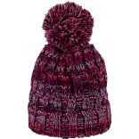 Bonnet à pompon KP534 - Red Twist