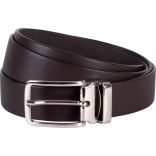 Ceinture classic en cuir pleine fleur KP807 - Dark Brown