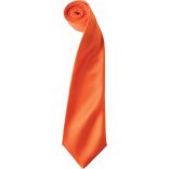 Cravate couleur uni PR750 - Orange