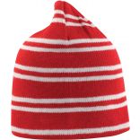 Bonnet réversible "Team" R354X - Red / White / Red-One Size