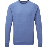 Sweat-shirt homme raglan HD RU280M - Blue Marl