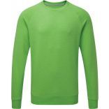 Sweat-shirt homme raglan HD RU280M - Green Marl