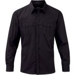 Chemise manches longues homme twill roll RU918M - Black