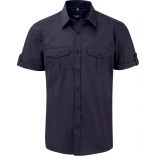 Chemise manches courtes homme twill roll RU919M - French Navy