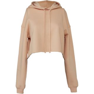 Sweat-shirt femme crop à capuche BE7502 - Peach