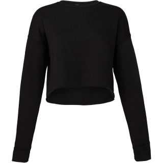 Sweat-shirt femme crop BE7503 - Black