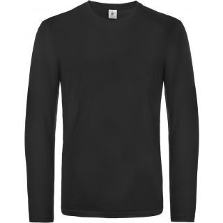 T-shirt homme manches longues #E190 Black