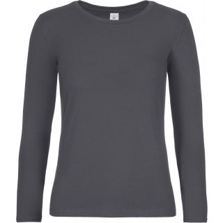 T-shirt manches longues femme #E190 Dark Grey