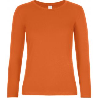 T-shirt manches longues femme #E190 Urban Orange