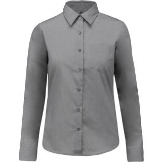 JESSICA > CHEMISE MANCHES LONGUES FEMME Marl Storm Grey