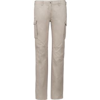 Pantalon femme léger multipoches K746 - Beige