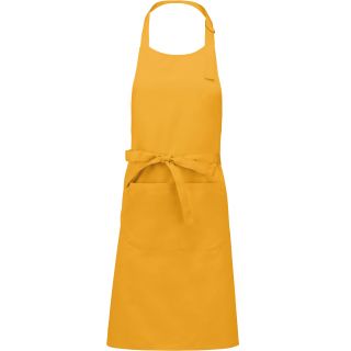 TABLIER COTON AVEC POCHE Mustard