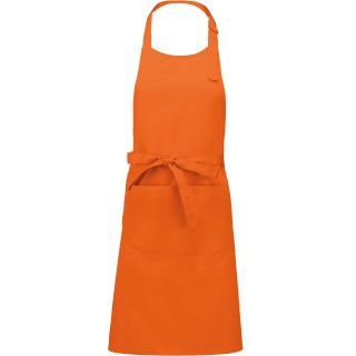 TABLIER COTON AVEC POCHE Orange