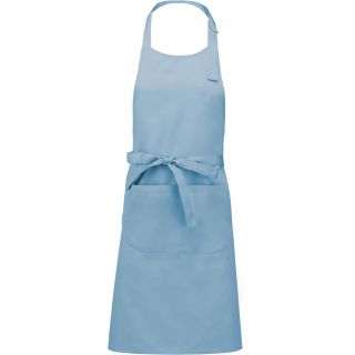 TABLIER POLYCOTON AVEC POCHE Sky Blue