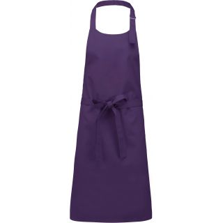 Tablier coton sans poche Purple