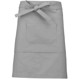 Tablier polycoton mi-long Light Grey