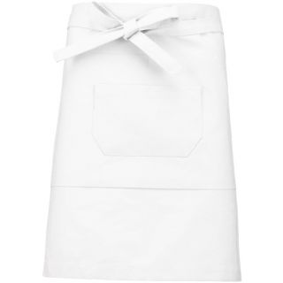 Tablier polycoton mi-long White
