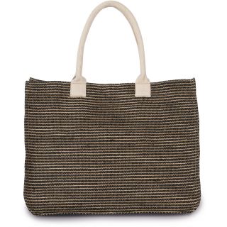 Sac shopping en juco Black