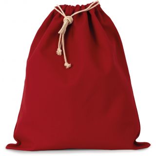 Sac coton à cordon 38 x 45 cm KI0747 - Cherry Red