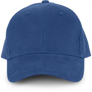 Casquette 6 panneaux en coton bio Royal Blue