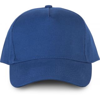 Casquette 5 panneaux en coton bio Royal Blue
