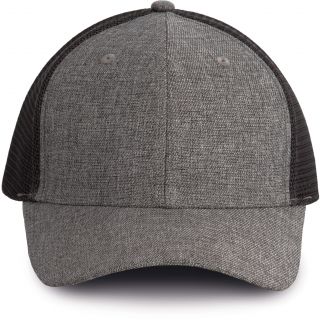 Casquette Urban Trucker - 6 panneaux Silver Heather / Dark Grey