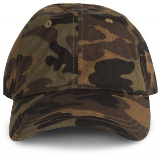 CASQUETTE PROFIL BAS - 6 PANNEAUX Brown Camouflage