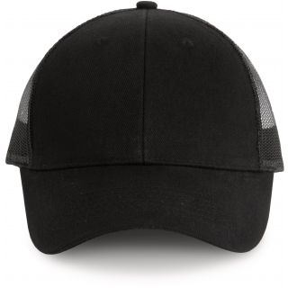 Casquette Trucker - 6 panneaux Black / Black