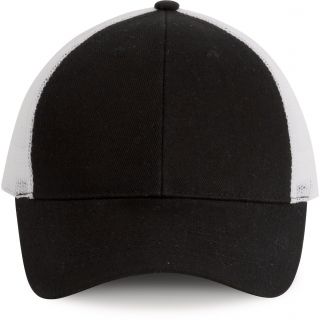 Casquette Trucker - 6 panneaux Black / White