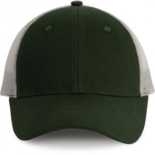 Casquette Trucker - 6 panneaux Forest Green / Light Grey