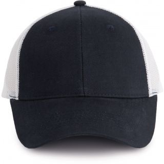 Casquette Trucker - 6 panneaux Navy / White