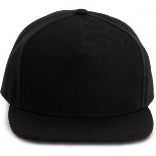 Casquette Snapback - 5 panneaux Black / Black