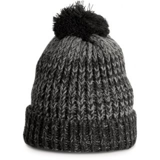 Bonnet à pompon Dark Grey Twist