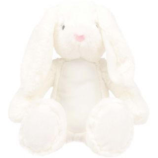 Peluche print me White Bunny