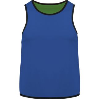 Chasuble de rugby réversible enfant Sporty Royal Blue / Green