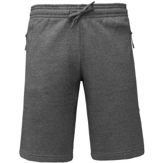 Bermuda molleton multisports adulte Grey Heather